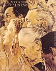 Norman Rockwell Canvas Paintings - Freedom to Worship